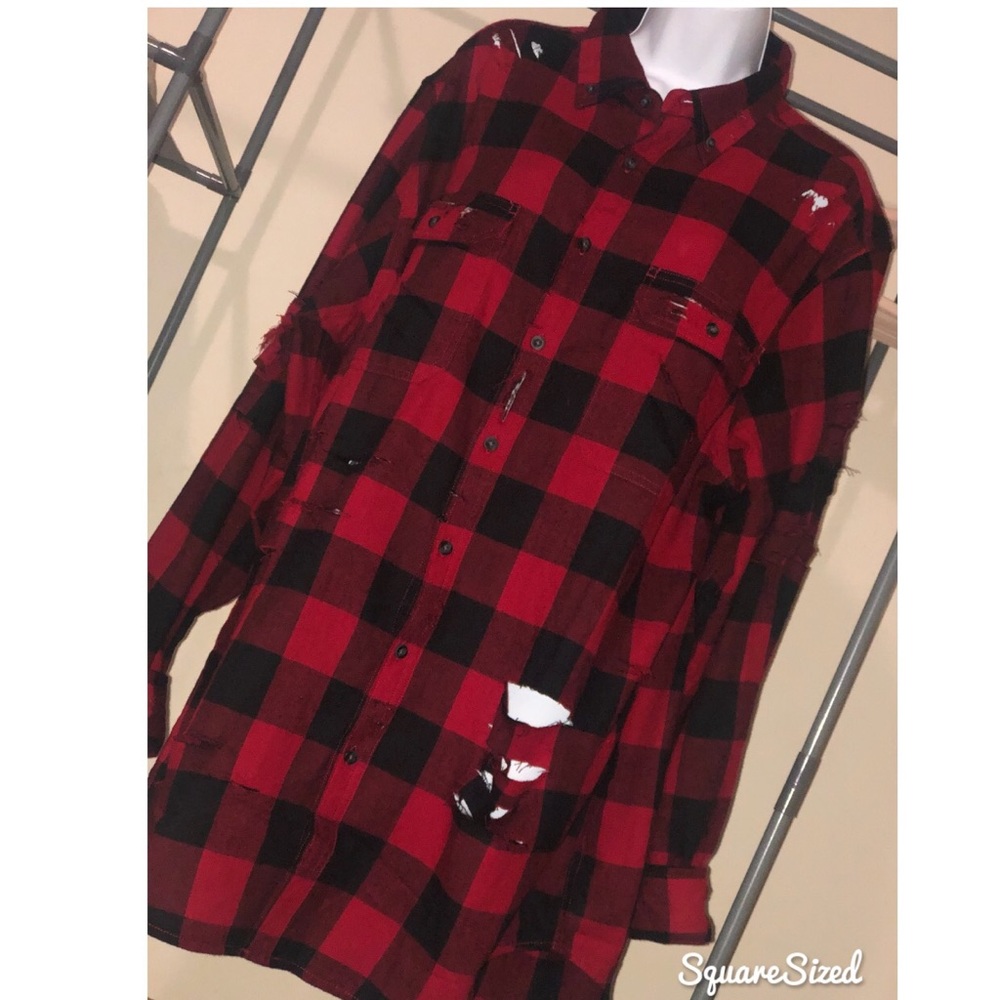 Funnel Destroyed T-Shirt Dress